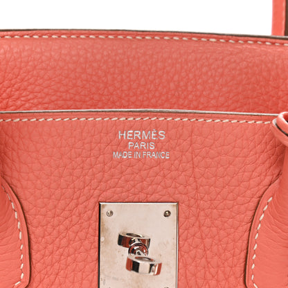 Hermes Taurillon Clemence Birkin 35 Crevette 5 of 9