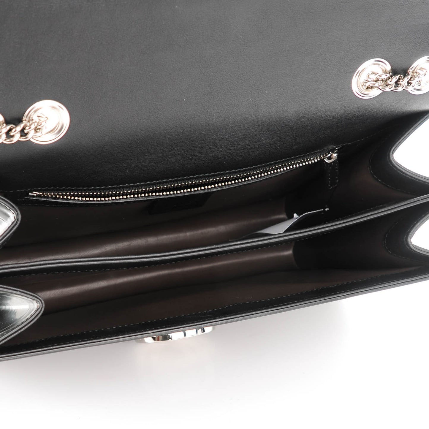 Shade Lux Calfskin Interlocking G Shoulder Bag Black