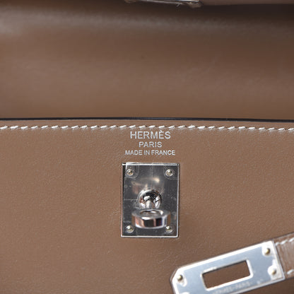 Hermes Tadelakt Kelly Sellier 25 Etoupe 16 of 35