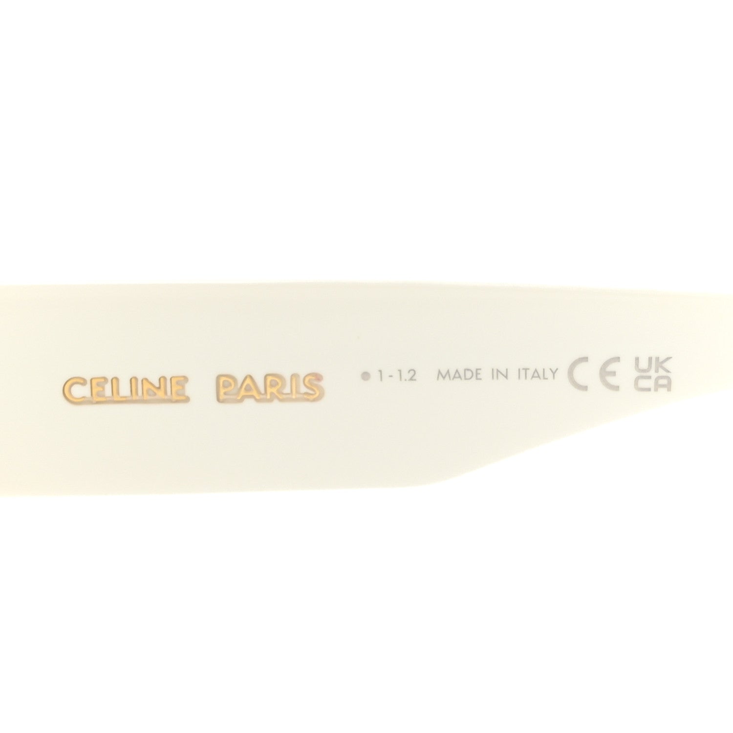 Celine Acetate Cat Eye Sunglasses CL 40197U White White 8 of 9