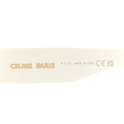 Celine Acetate Cat Eye Sunglasses CL 40197U White White 8 of 9