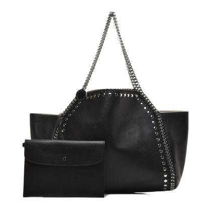 Stella McCartney Alter Nappa Studded Dual Falabella Tote Black 1 of 9