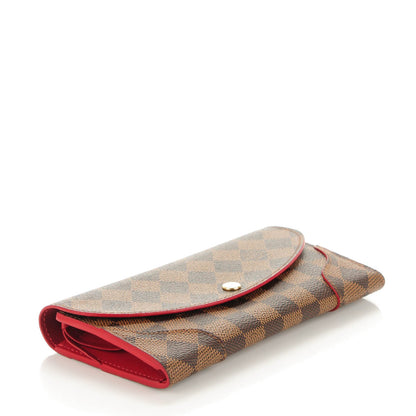 Louis Vuitton Damier Ebene Caissa Wallet Cherry 4 of 7