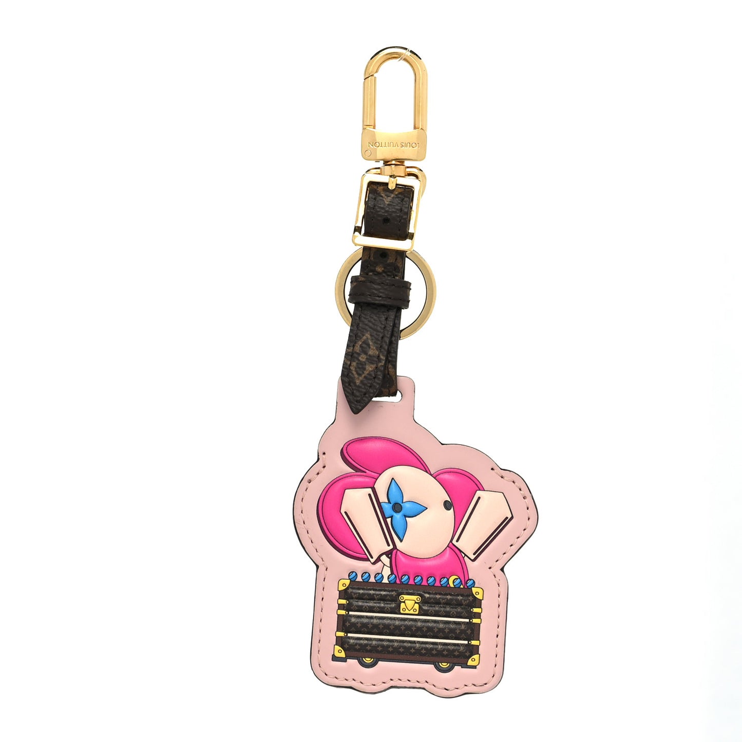 Monogram Calfskin Vivienne Funfair Bag Charm Key Holder