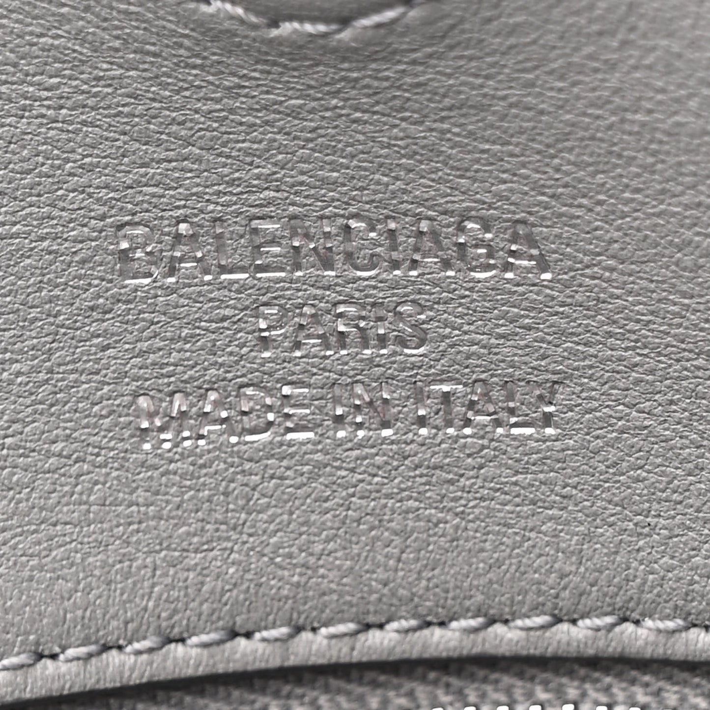 Smooth Calfskin Small Hampton Carry All Bag Grey
