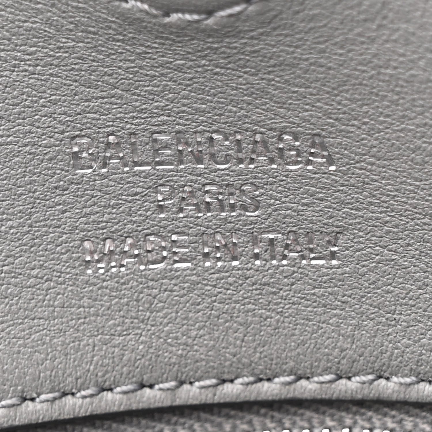 Balenciaga Smooth Calfskin Small Hampton Carry All Bag Grey 6 of 10