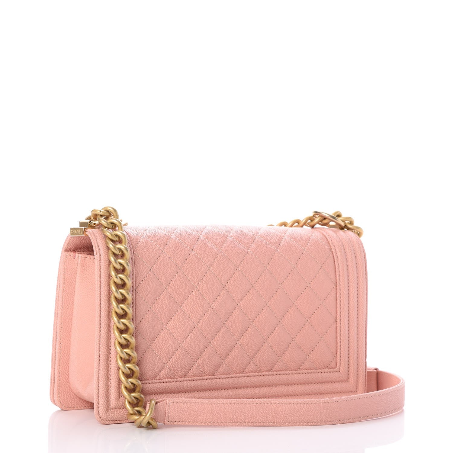 Chanel Caviar Quilted Medium Boy Flap Pink 3 of 7
