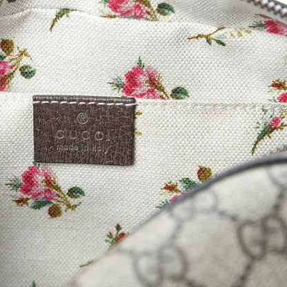 Gucci GG Supreme Monogram Web Neo Vintage Shoulder Bag Beige New Acero Crop 6 of 12