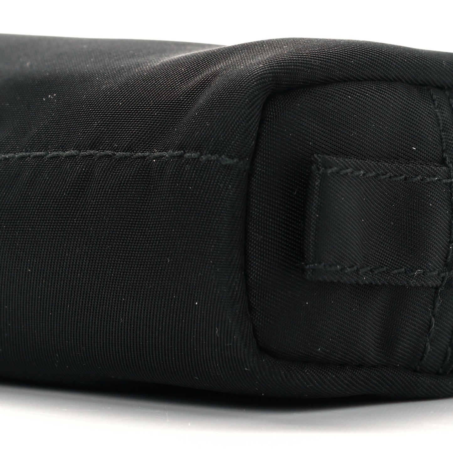 Tessuto Nylon Vela Cosmetic Pouch Black