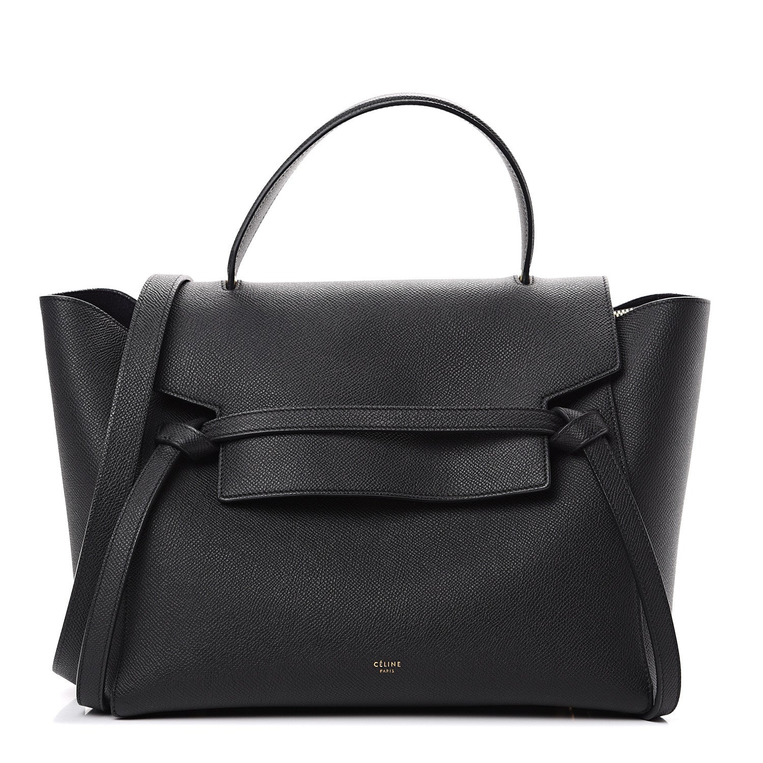 Celine Grained Calfskin Mini Belt Bag Black 1 of 14