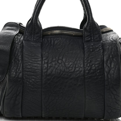 Alexander Wang Pebbled Lambskin Rockie Navy Rhodium Hardware 7 of 11
