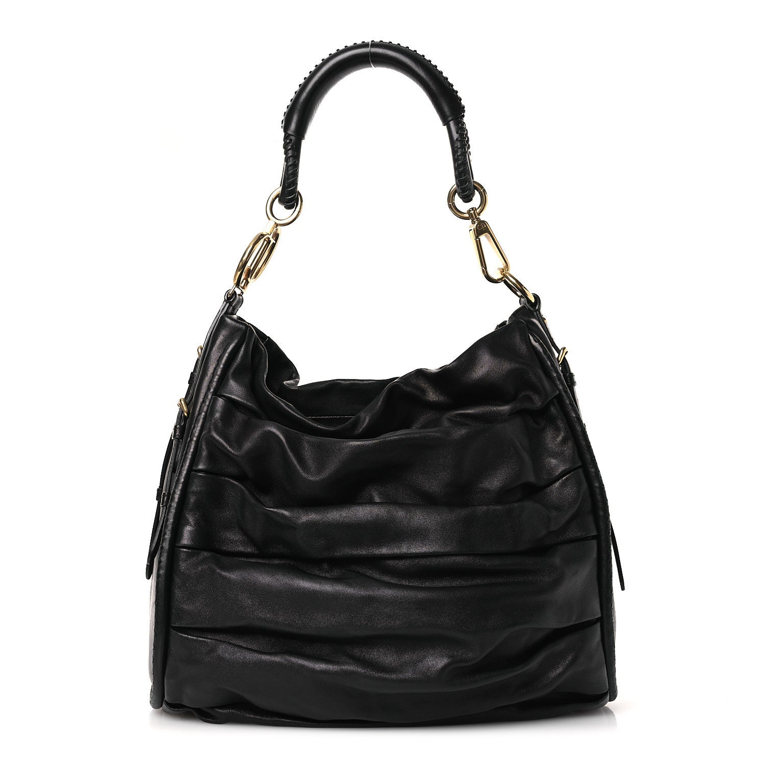 Christian Dior Lambskin Medium Libertine Hobo Black 1 of 11