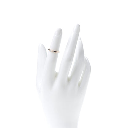Tiffany Platinum 18K Rose Gold Lucida 2mm Band Ring 47 4 2 of 4