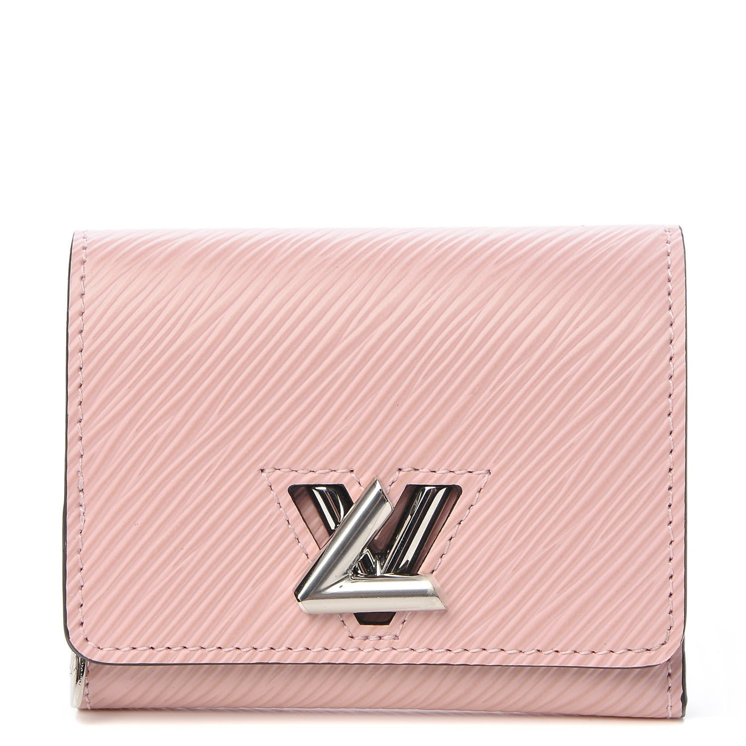 Louis Vuitton Epi Twist Compact Wallet Rose Ballerine 1 of 7