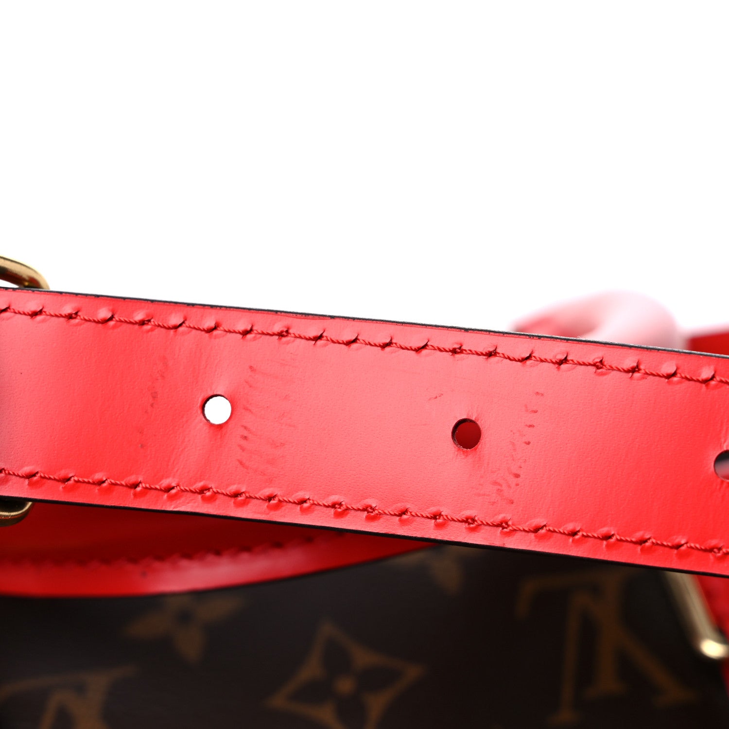 Louis Vuitton Calfskin Monogram Keepall Bandouliere 50 Coquelicot 12 of 13