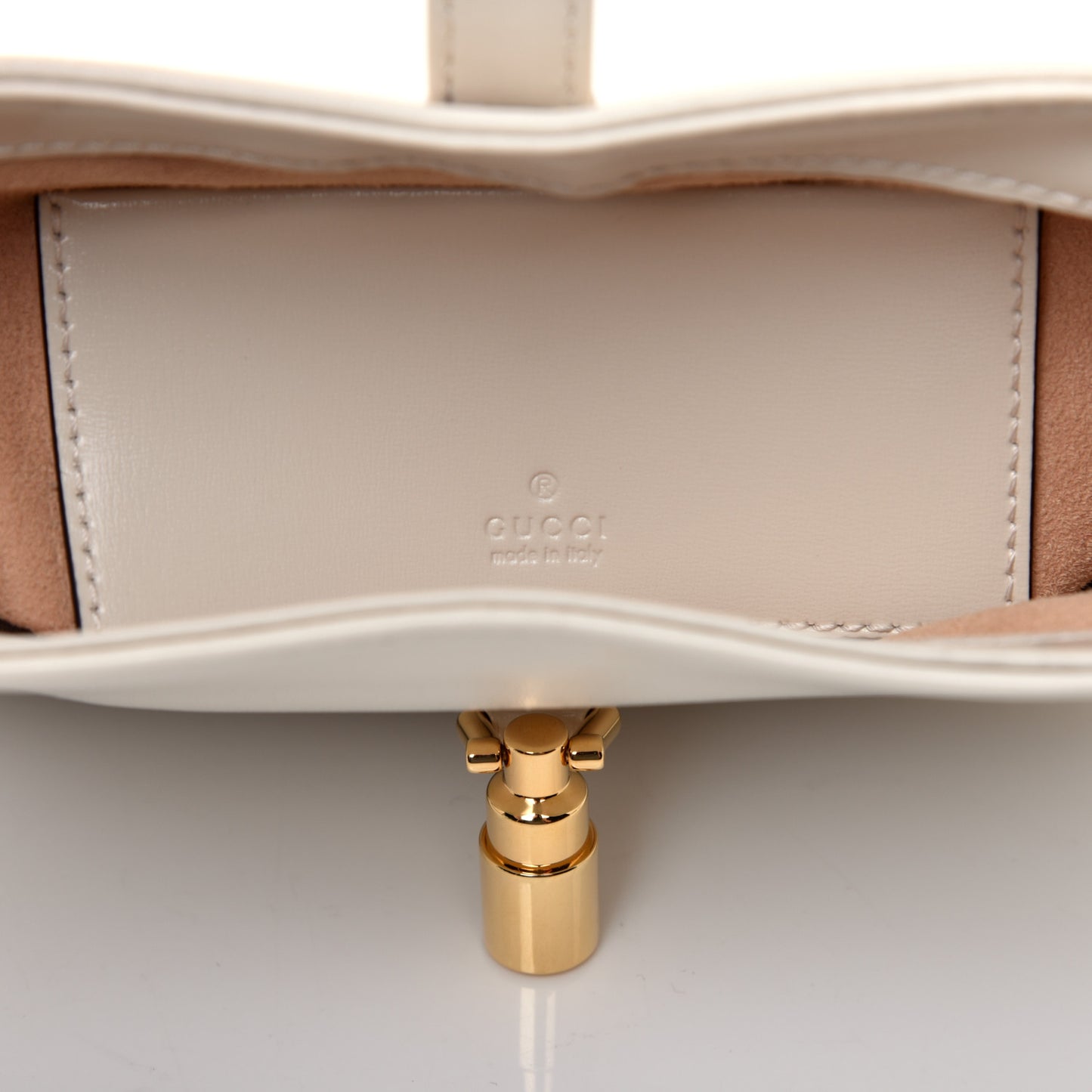 Boarded Dyana Lux Calfskin Mini Jackie 1961 Hobo Mystic White