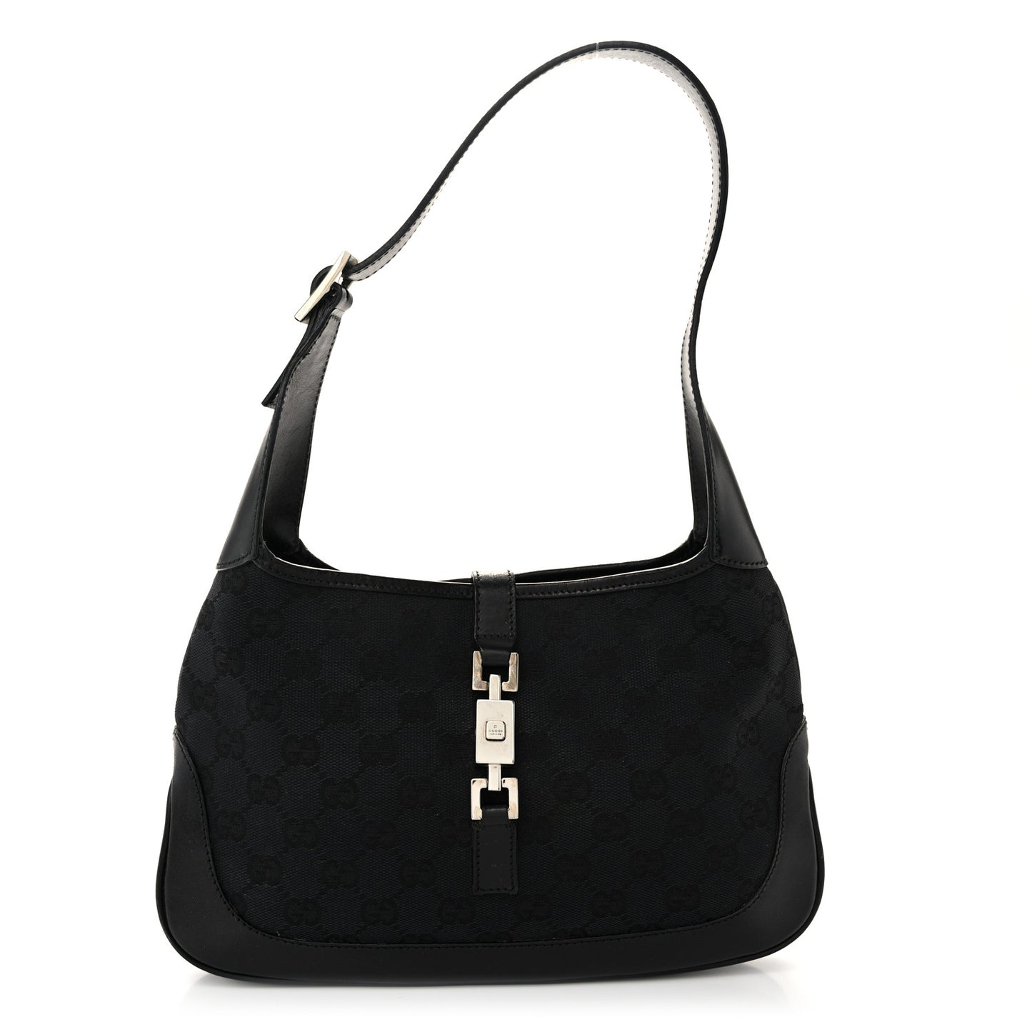 Monogram Small Jackie O Hobo Black