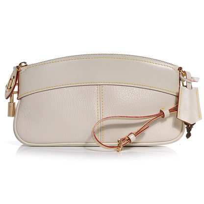 Louis Vuitton Suhali Lock It Clutch White 1 of 7