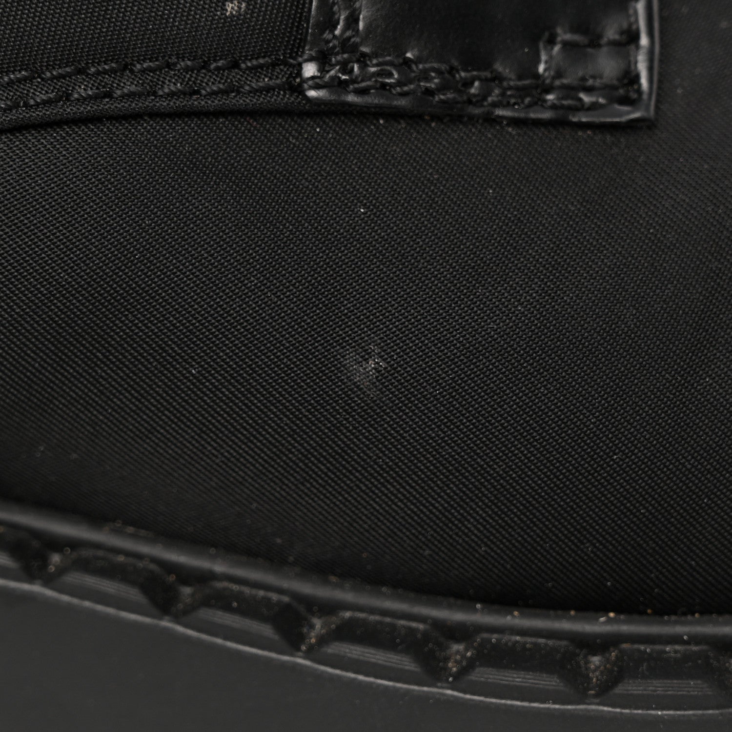 Prada Re-Nylon Spazzolato Rois Metal Triangle Logo Tall 50mm Combat Boots 38.5 Black 14 of 14