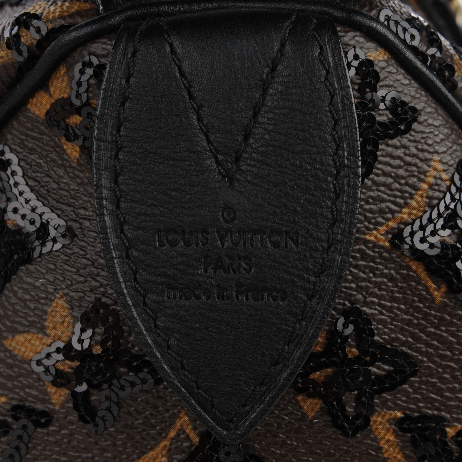 Louis Vuitton Monogram Sequins Eclipse Speedy 28 Black 6 of 8