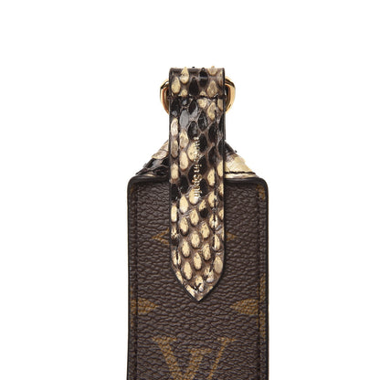 Louis Vuitton Monogram Python Bandouliere Shoulder Strap Beige Clair 4 of 6