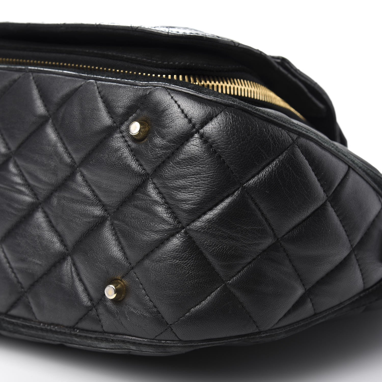 Burberry Prorsum Calfskin Quilted Country Animal Satchel Black 7 of 17