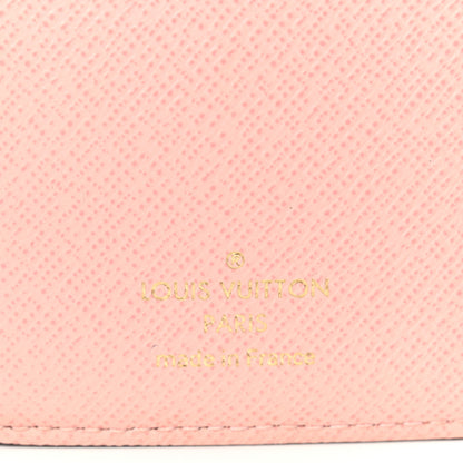 Louis Vuitton Damier Ebene Victorine Wallet Rose Ballerine 5 of 10