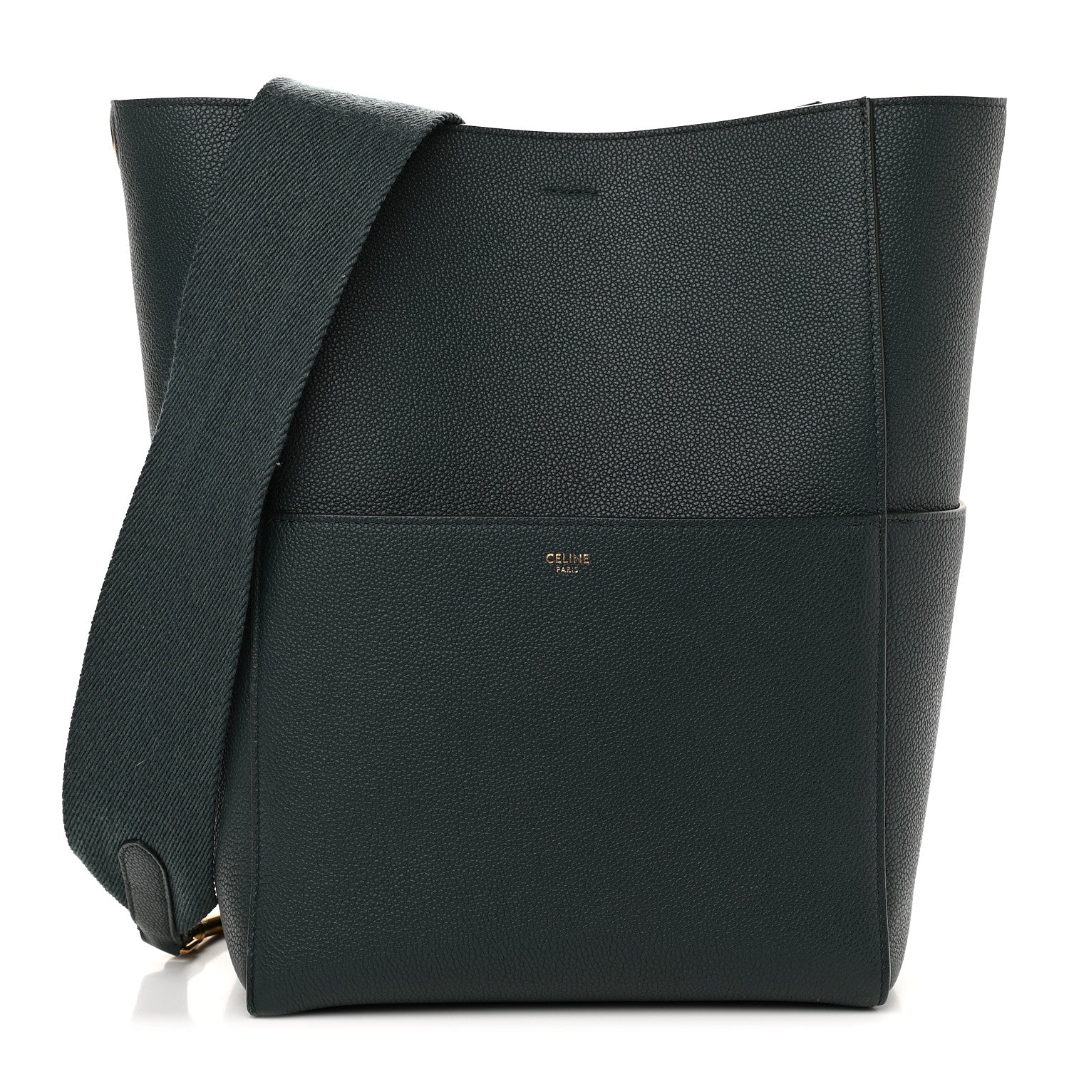 Celine Soft Grained Calfskin Sangle Bucket Bag Amazone 1 of 13