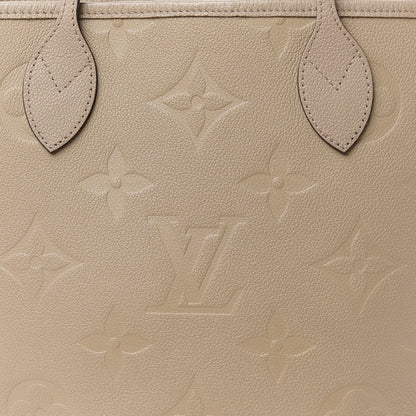 Louis Vuitton Empreinte Monogram Giant Neverfull MM Tourterelle 12 of 14