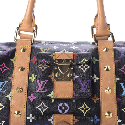 Louis Vuitton Monogram Multicolor Keepall 45 Black 12 of 15