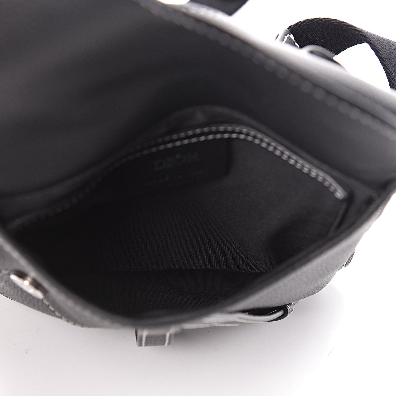 Christian Dior Calfskin Mens Messenger Bag Black 5 of 10