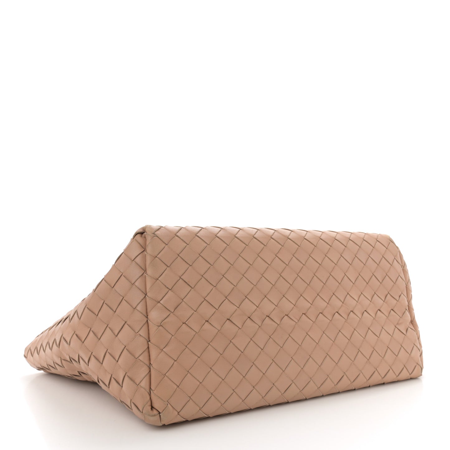 Nappa Intrecciato Tote Bag Almond