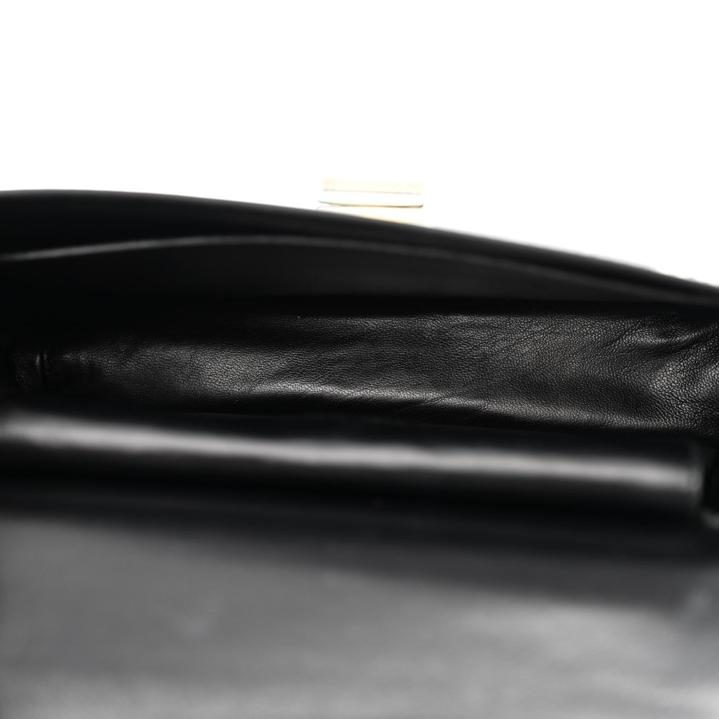 City Calfskin Severine Mermaid Print Flap Black Mango