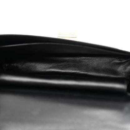 Prada City Calfskin Severine Mermaid Print Flap Black Mango 5 of 10