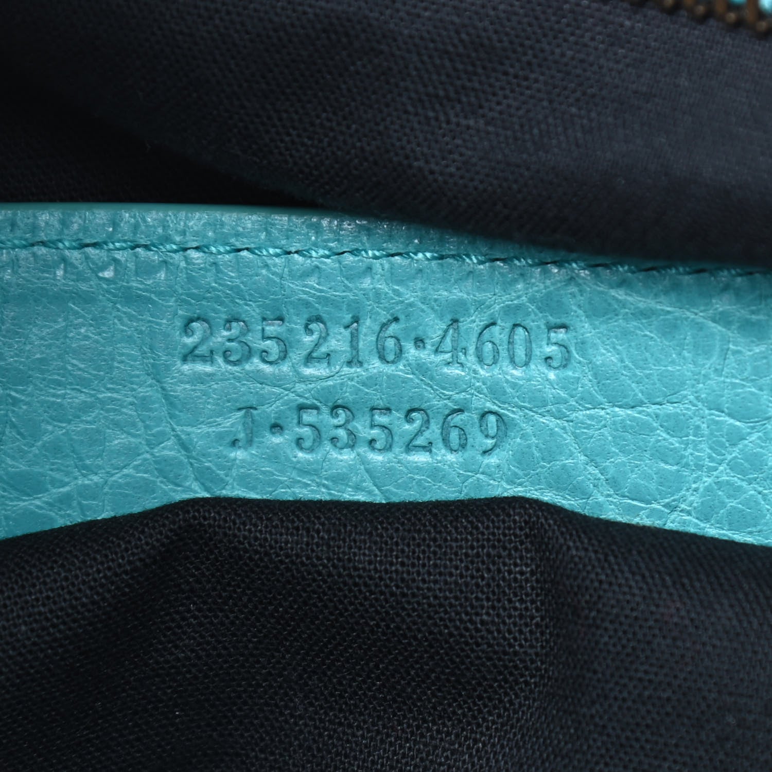Balenciaga Agneau Classic Hardware Velo Bleu Tropical 7 of 11