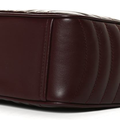 Prada Soft Calfskin Impunture Diagramme Camera Bag Granato 10 of 12