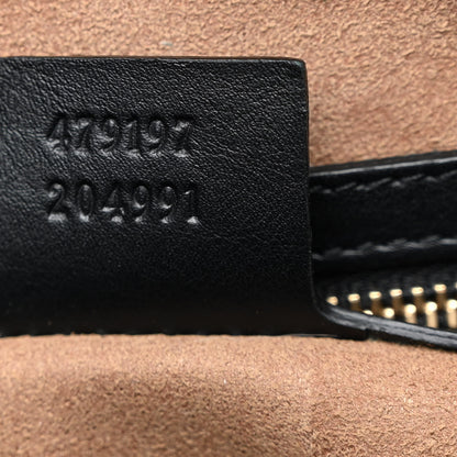 Gucci GG Supreme Monogram Medium Padlock Tote Black 6 of 9