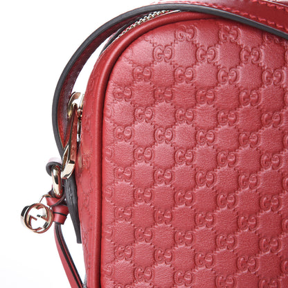 Gucci Microguccissima Mini Bree Messenger Bag Red 10 of 10
