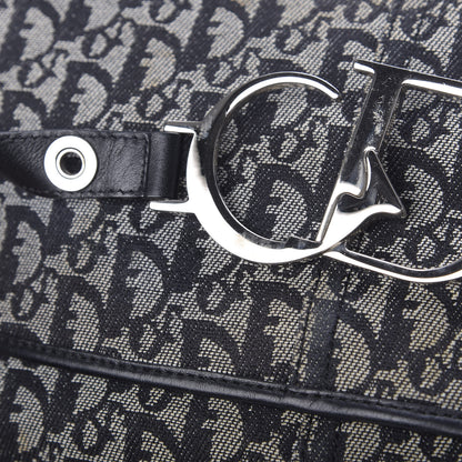Christian Dior Monogram Flap Messenger Navy Blue 9 of 12
