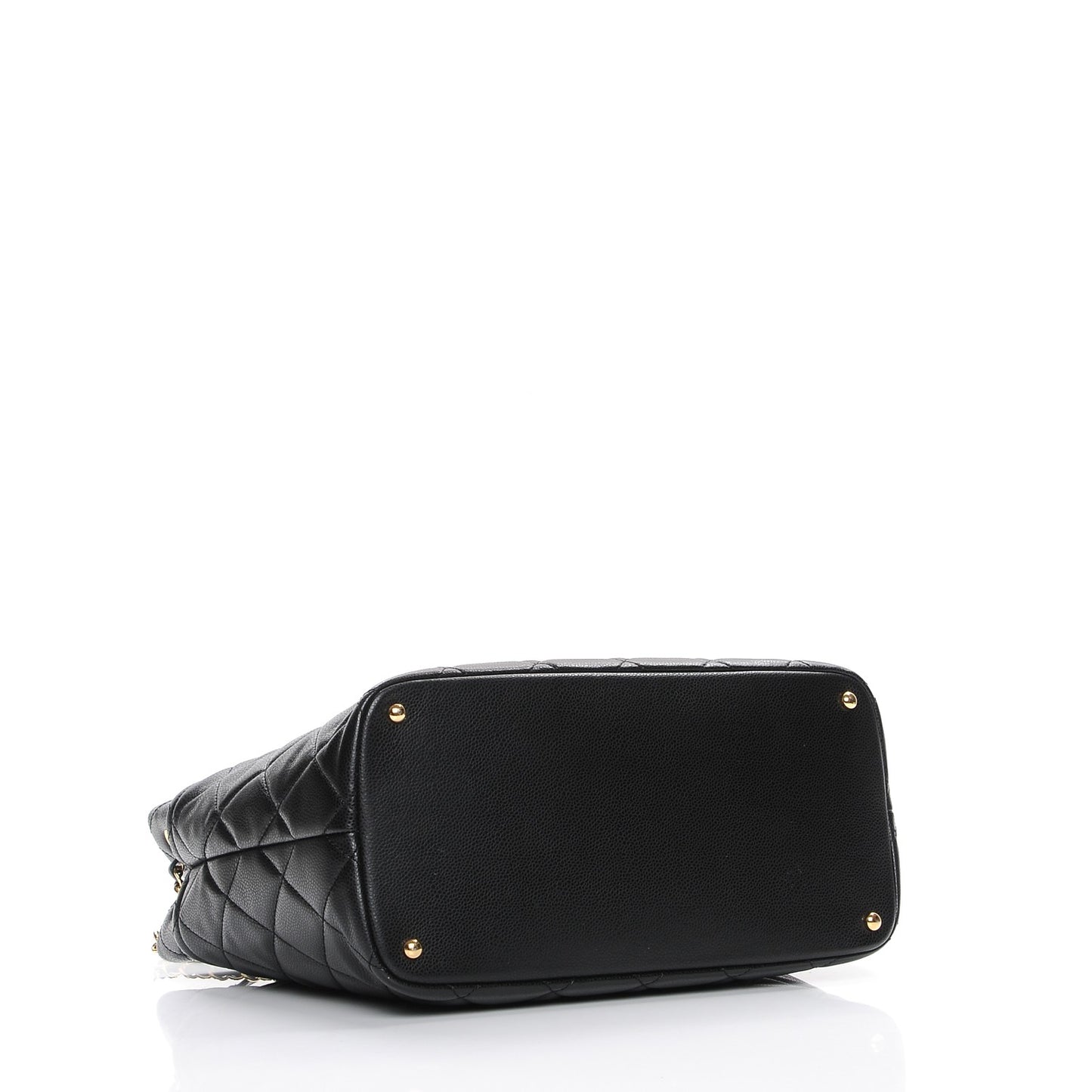 Caviar Quilted Timeless CC Soft Tote Black