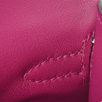 Hermes Swift Kelly Pochette Clutch Rose Pourpre 20 of 24