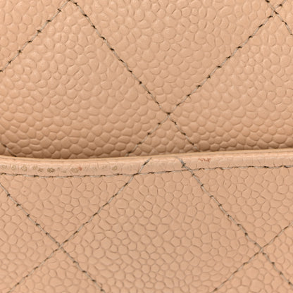 Chanel Caviar Quilted Jumbo Double Flap Beige Clair 15 of 16