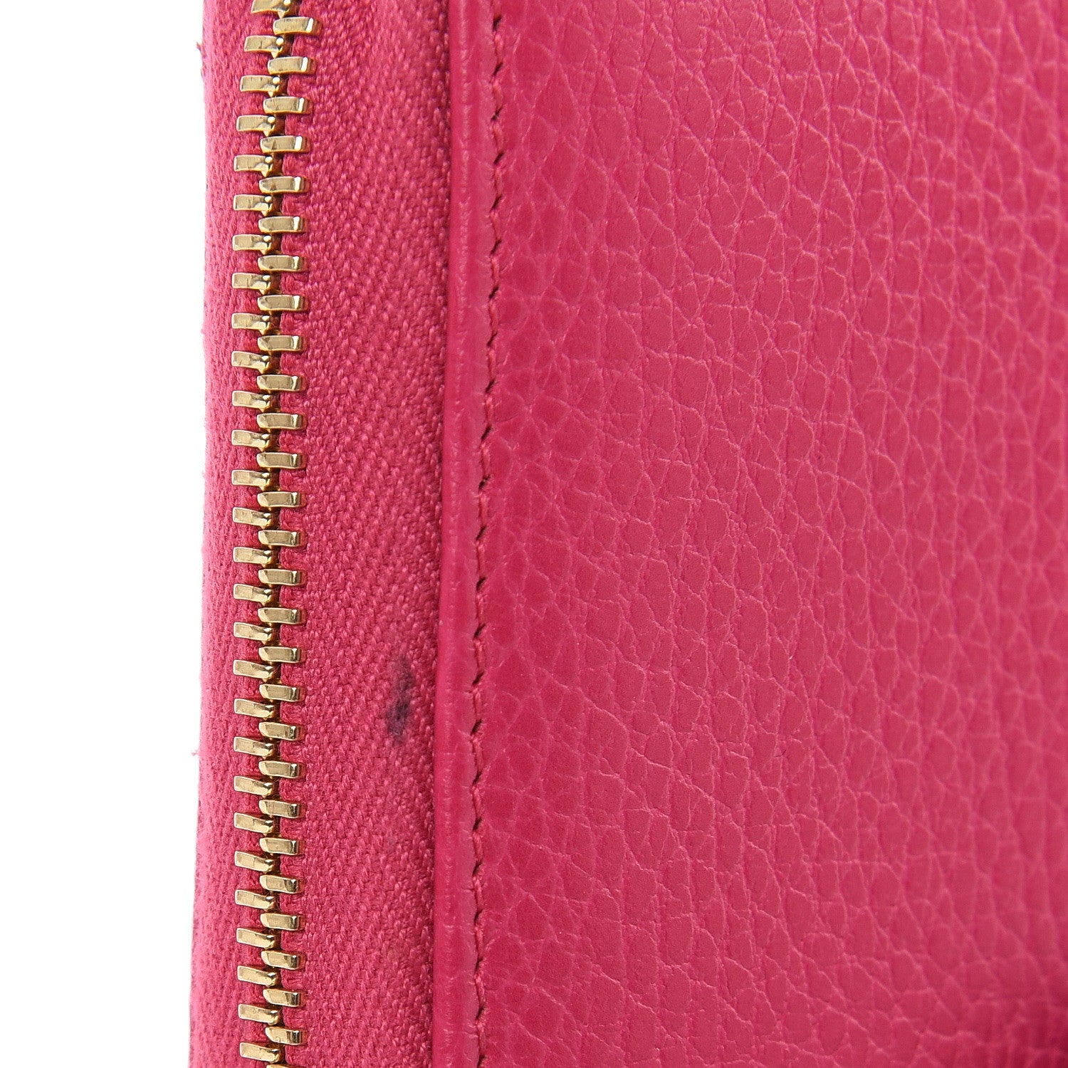 Gucci Dollar Calfskin GG Marmont Zip Around Wallet Box Pink 9 of 11