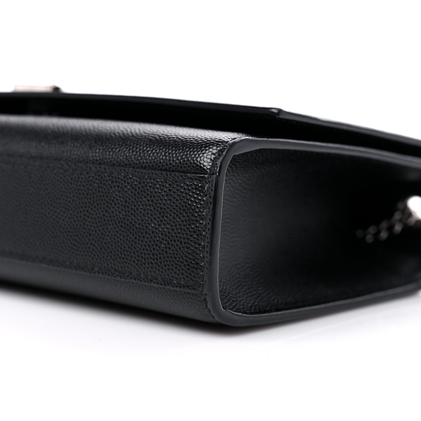 Grain De Poudre Medium Classic Monogram Kate Satchel Black