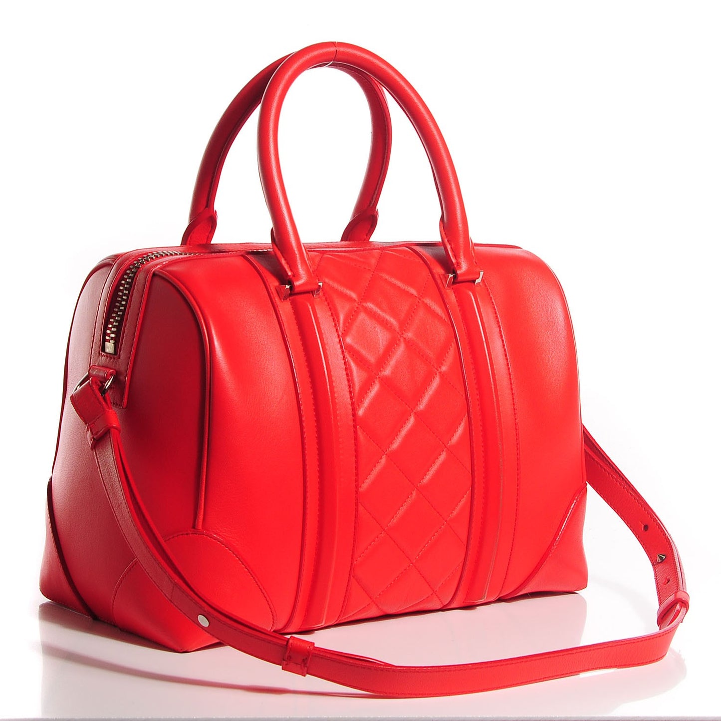 Lambskin Quilted Medium Lucrezia Red