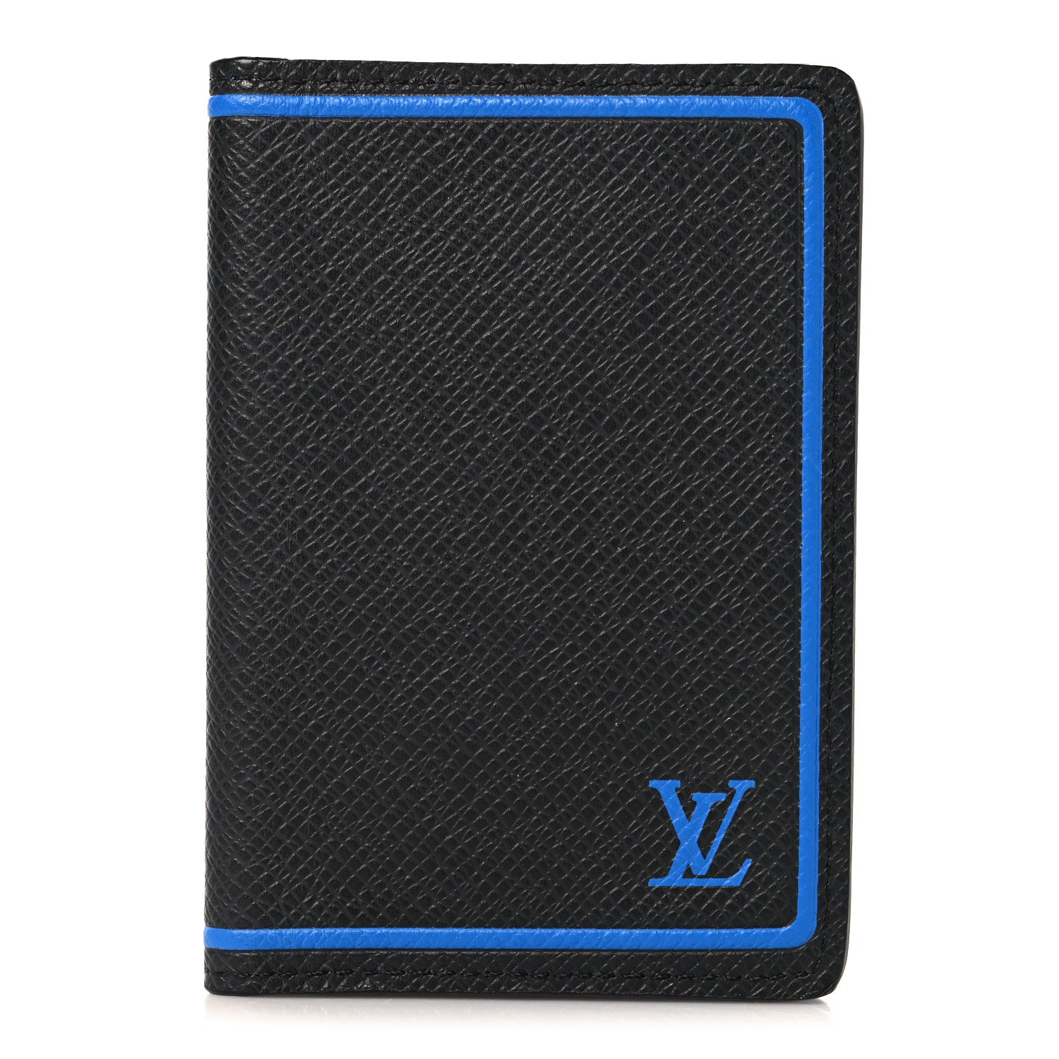 Louis Vuitton Taiga Pocket Organizer Black Blue 1 of 7