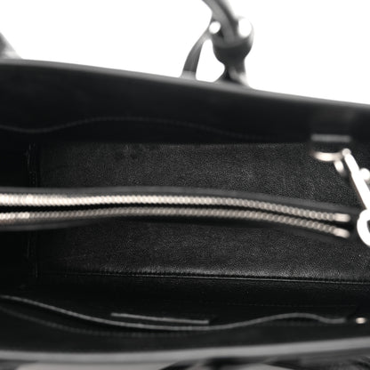Saint Laurent Calfskin Small Sac De Jour Black White 5 of 12