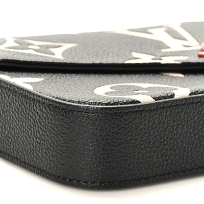 Louis Vuitton Empreinte Monogram Giant Crafty Pochette Felicie Black 7 of 8