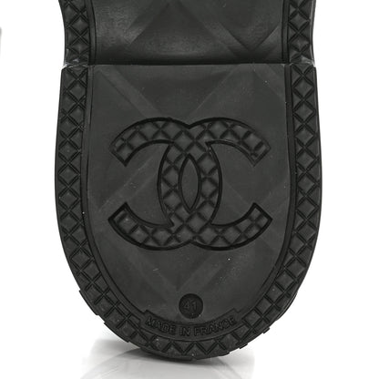 Chanel Caoutchouk CC High Boots 41 Black 8 of 9