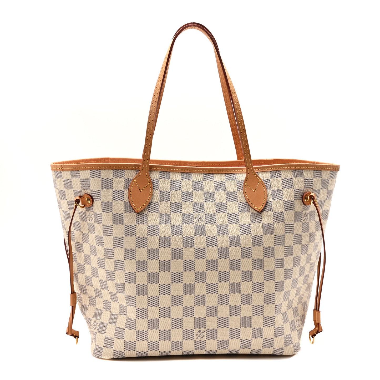 Damier Azur Neo Neverfull MM Rose Ballerine